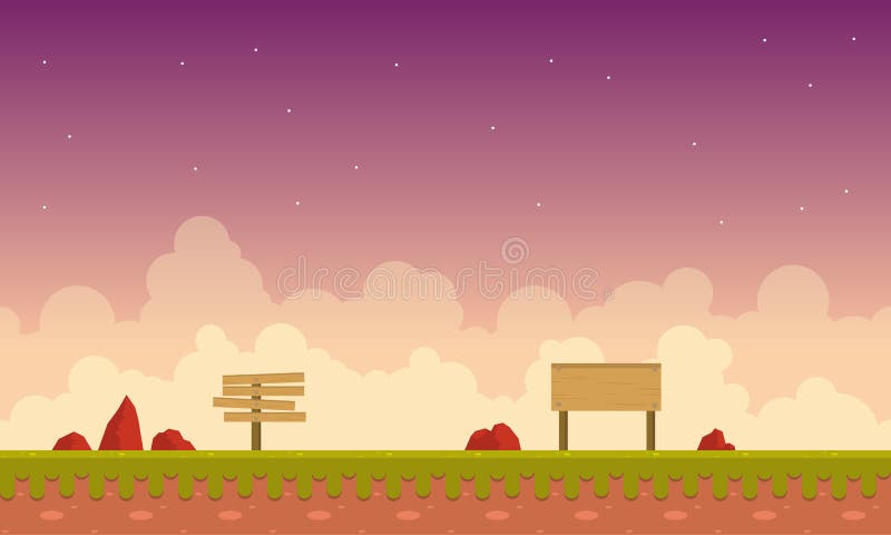 Collection Game Background Style Wood Stock Vector - Illustration of