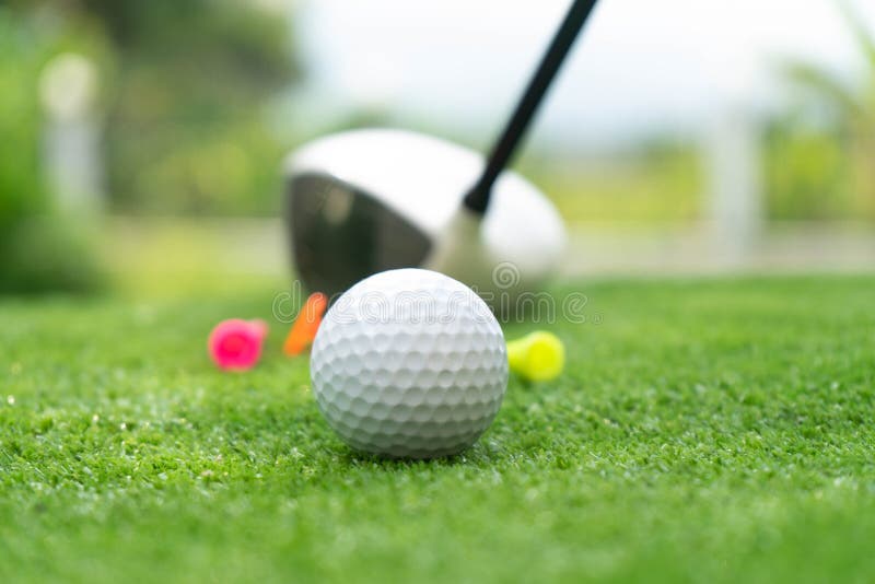 Collection of Golf Equipment Stock Photo Image of green, backdrop