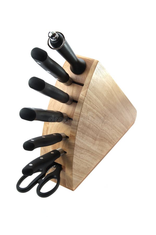 Collection of kitchen knives