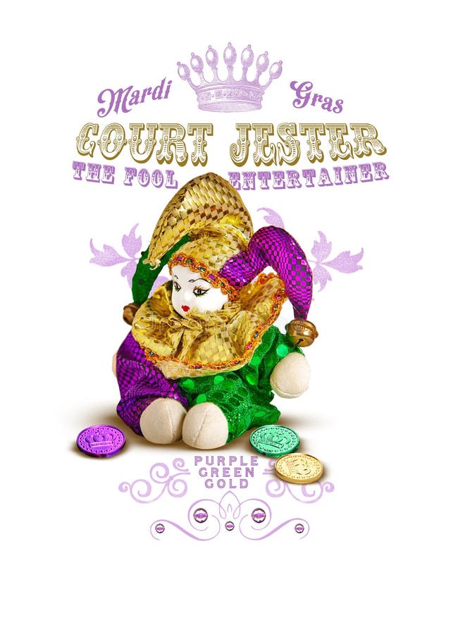Collection Mardi Gras Court Jester de culture de la Nouvelle-Orléans illustration libre de droits Collection Mardi Gras Court Jester de culture de la Nouvelle-Orléans illustration libre de droits