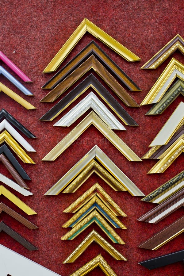 Collection of Old Photo Corners, Frames and Edges Isolated on Re Stock