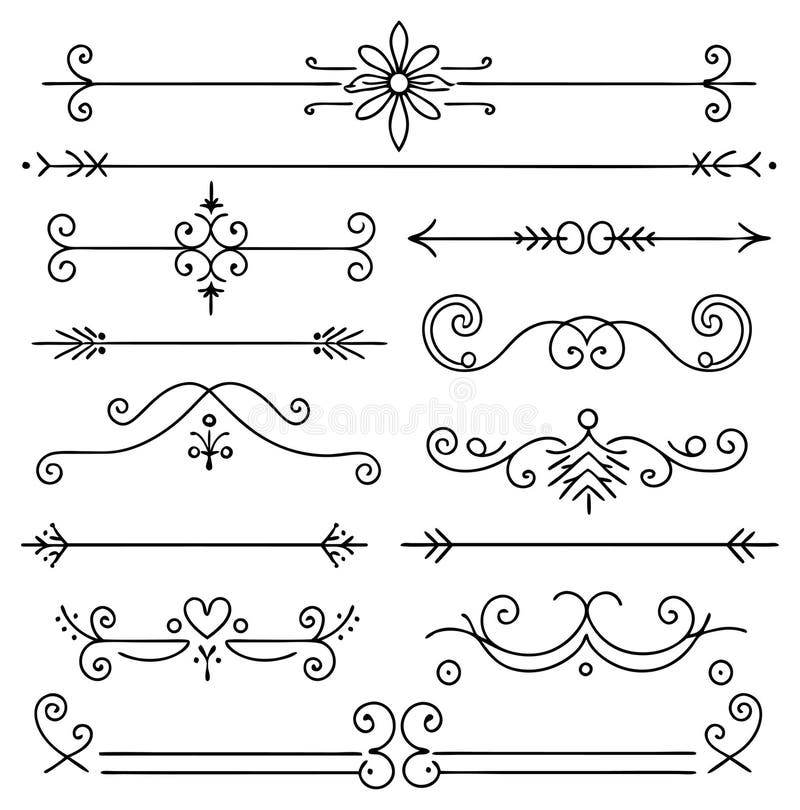 Decorative Lines Stock Illustrations 499 409 Decorative Lines Stock Illustrations Vectors Clipart Dreamstime