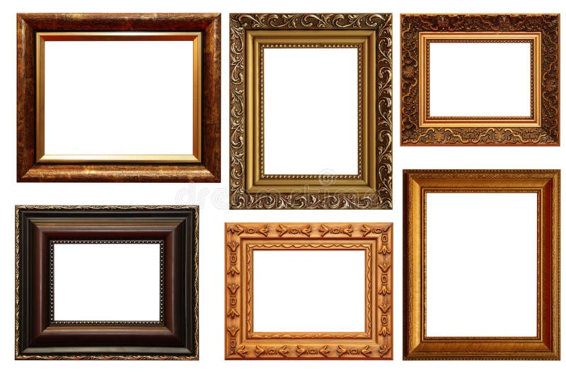 Collection of Picture Frames Stock Photo - Image of blank, ornate: 10503436