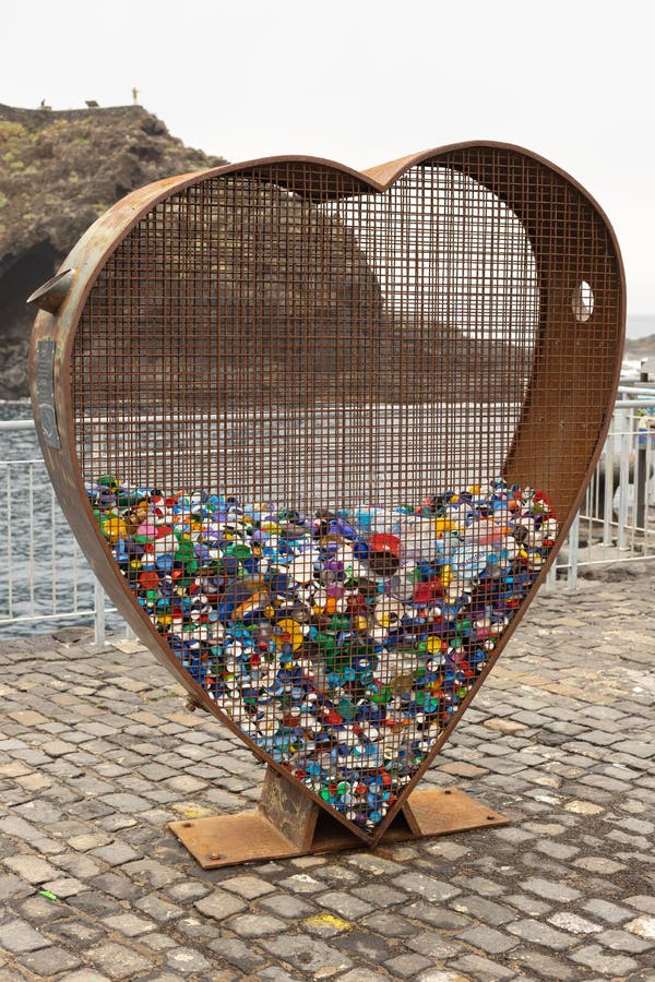 Collection of Plastic Caps for Recycling Stock Image Image of