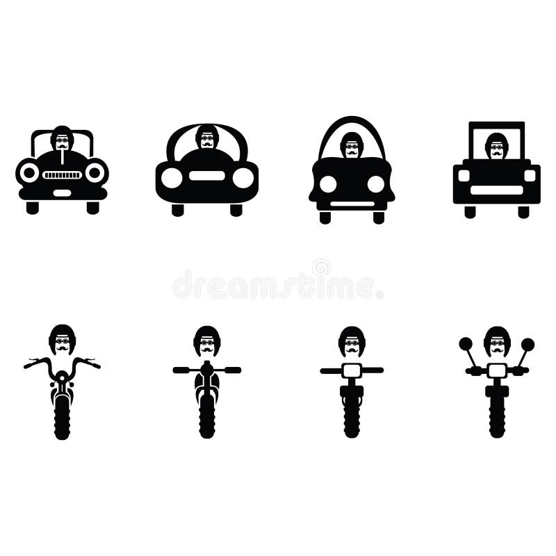 collection of racing cars and motorbikes. Vector illustration decorative design vector illustration collection of racing cars and motorbikes. Vector illustration decorative design vector illustration