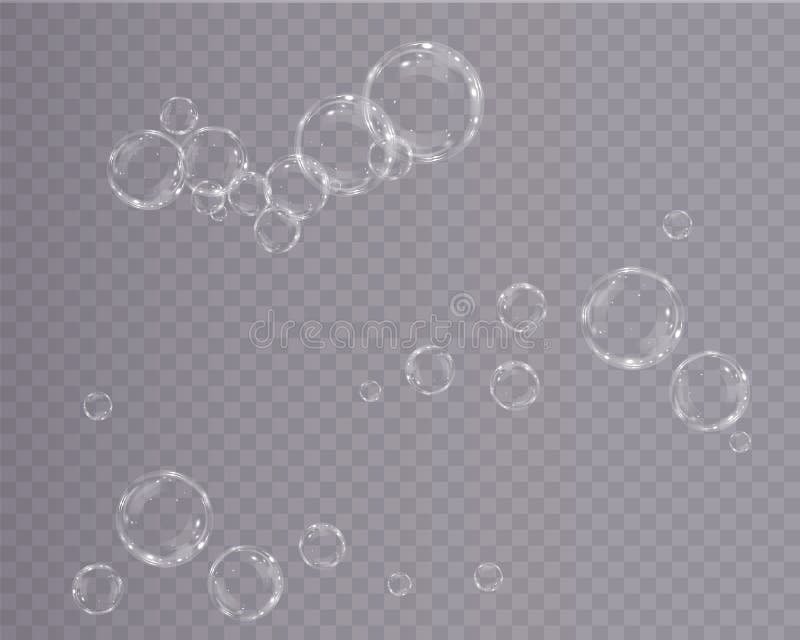 Bubble PNG. Collection of realistic soap bubbles. Bubbles are