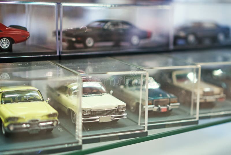 Collection of retro toy car models. stock photos Collection of retro toy car models. stock photos