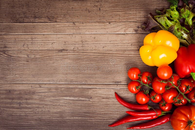 Collection of Ripe Fruits and Vegetables Stock Image Image of