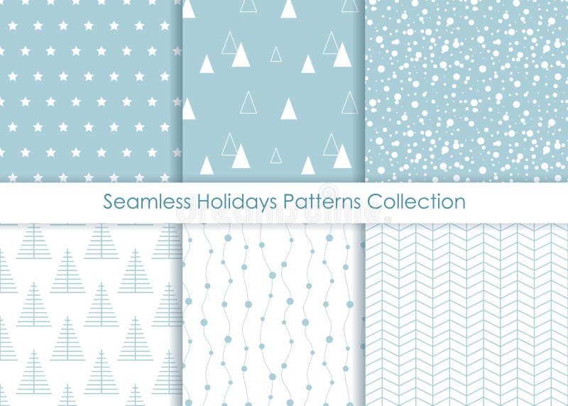 Collection sans couture minimaliste d'impression de vacances illustration de vecteur Collection sans couture minimaliste d'impression de vacances illustration de vecteur