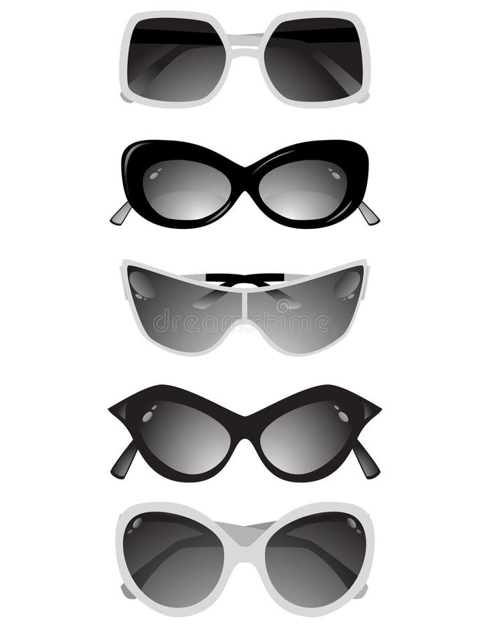 Collection of solar glasses