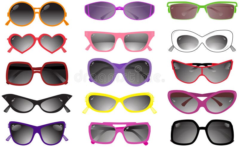 Collection of solar glasses