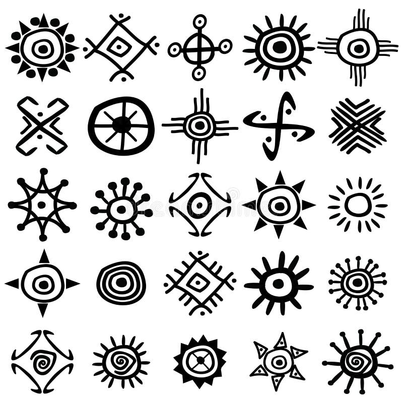 Collection of sun symbols stock vector. Illustration of icon 122494072