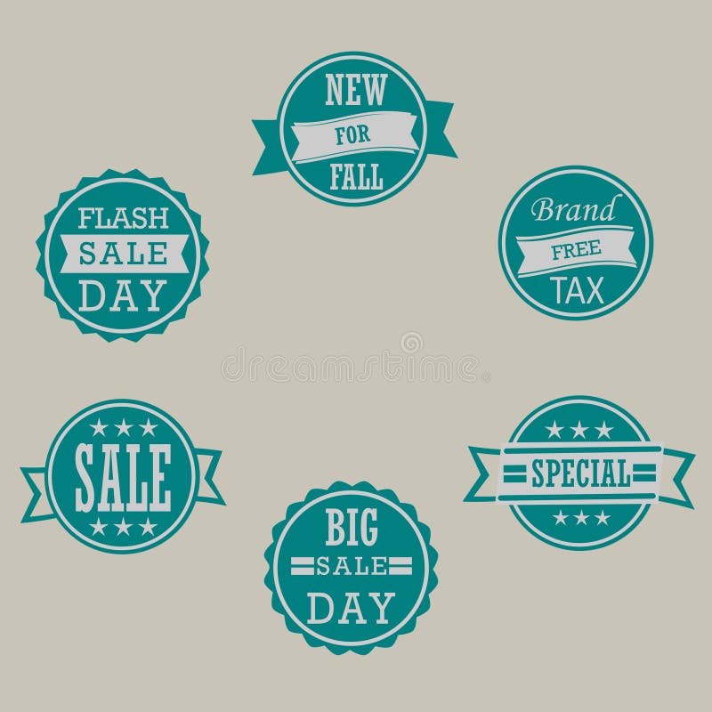 Collection symbols such as Special offer label vector illustration Collection symbols such as Special offer label vector illustration