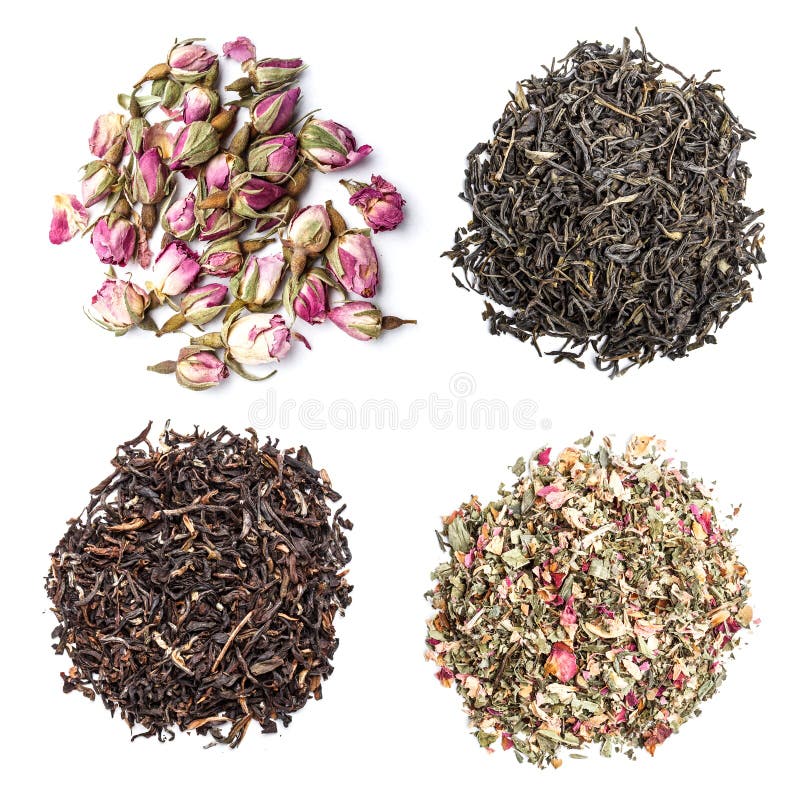 Tea leaves collection stock photo. Image of exotic, puerh 28485138