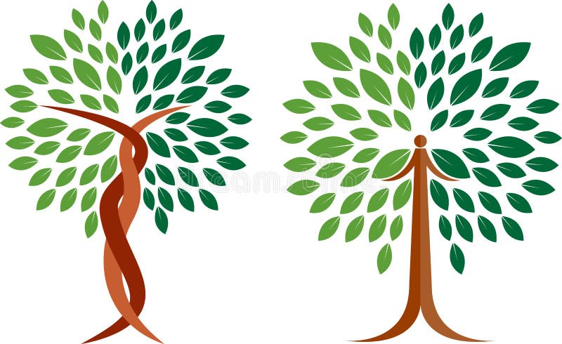 Collection tree logo vector illustration