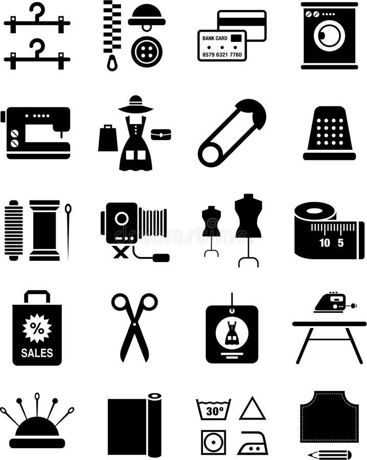 Clothing and textile industry illustration vector illustration Clothing and textile industry illustration vector illustration