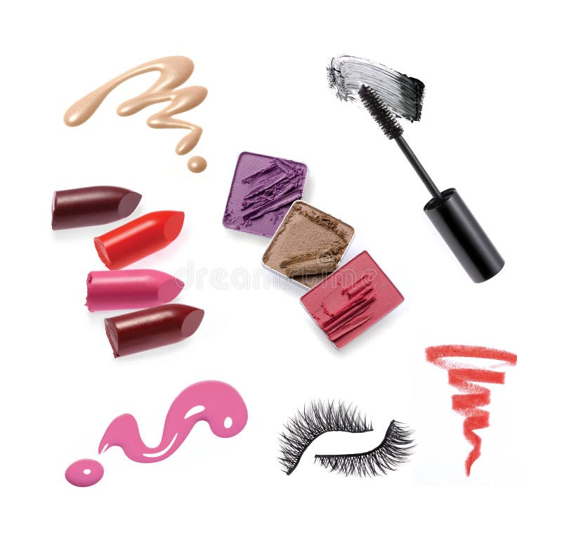 Collection of Various Make Up Accessories Stock Image Image of makeup
