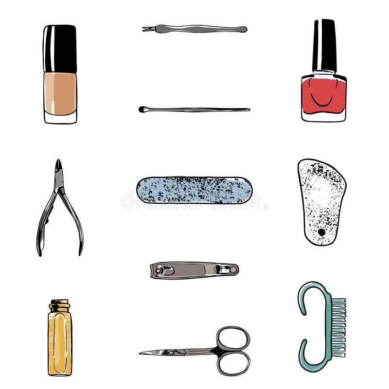 Directions: Classify the following nail care tools and equipment. Write the  name of the correct answer on - Brainly.ph
