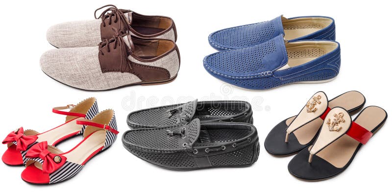 Collection Of Various Types Of Female Shoes Stock Image - Image of ...