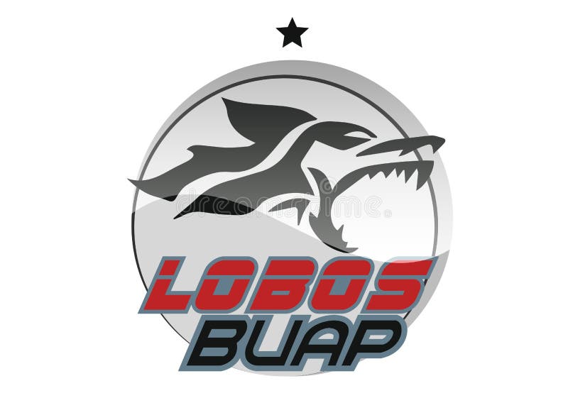 Lobos BUAP Logo editorial stock image. Illustration of format - 158940919