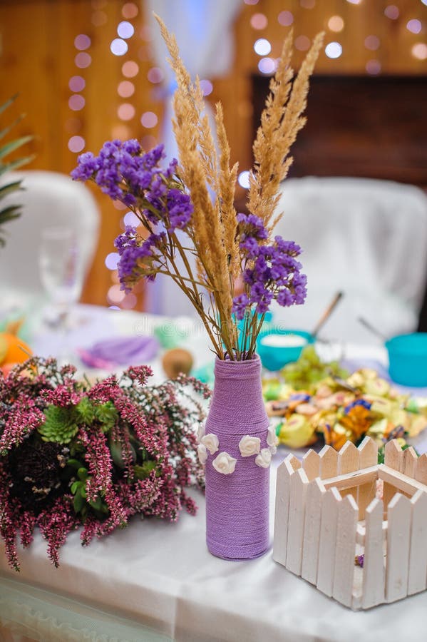 Collection of wedding details from ceremony and reception royalty free stock image