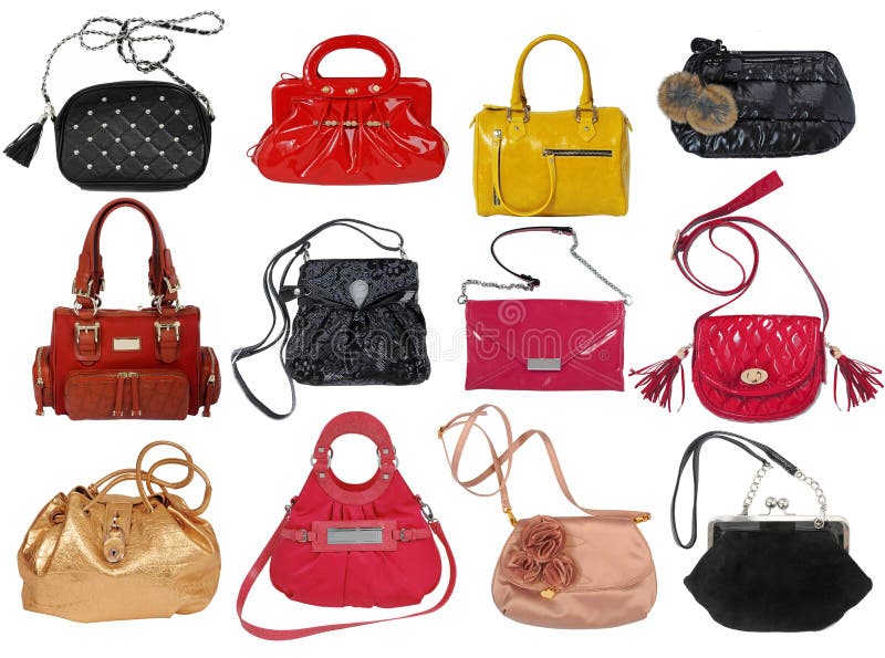 Collection of handbags in woman`s closet Stock Photo by ©mariakray 172935706