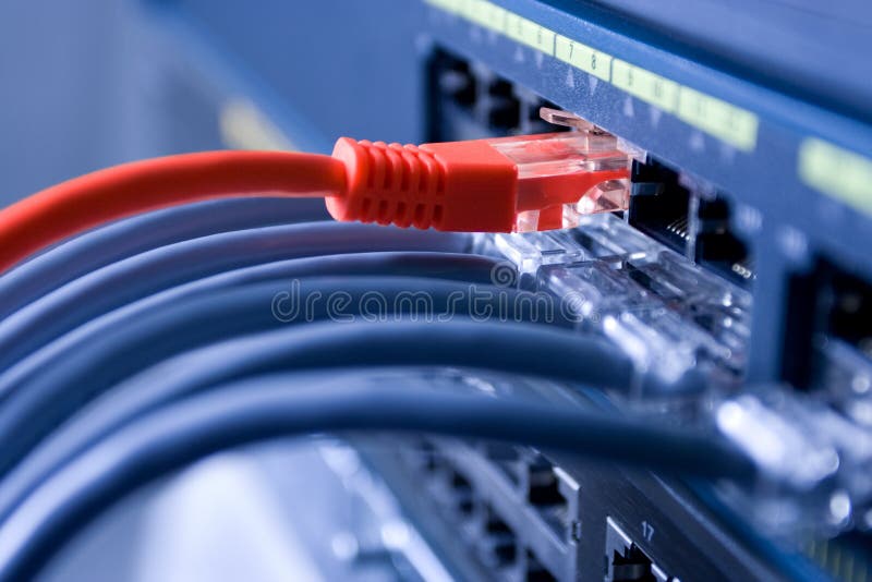 Collegamento a Internet ad alta velocità fotografie stock