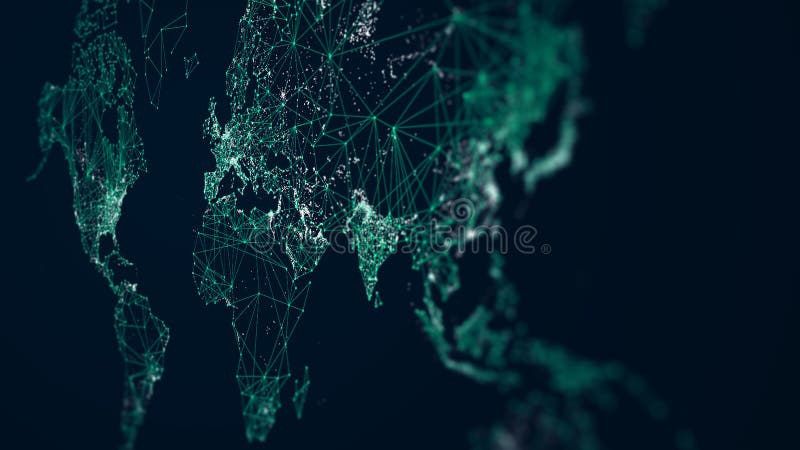 Collegamento a Internet dell'estratto della mappa di mondo, comunicazioni urbane leggere, schermo di monitor nella prospettiva royalty illustrazione gratis Collegamento a Internet dell'estratto della mappa di mondo, comunicazioni urbane leggere, schermo di monitor nella prospettiva royalty illustrazione gratis