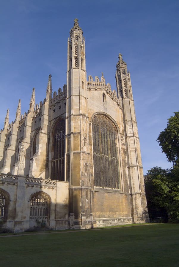 College Chapel, Cambridge du Roi. À l'est avant images libres de droits