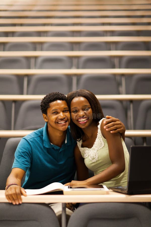 College Girlfriend Boyfriend Stock Image - Image of casual, classroom
