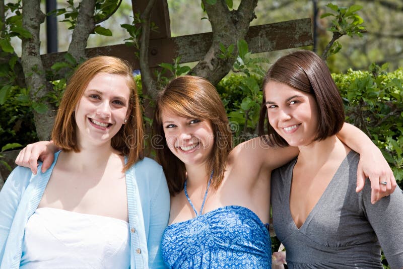 College Girls Stock Photo Image Of Many Girl Girlfrie