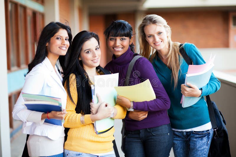 College students group stock images