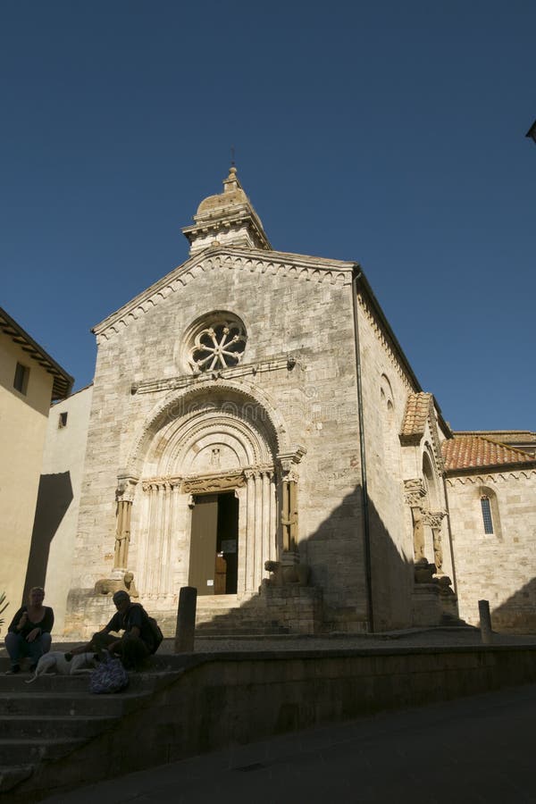 Collegiate Church of San Quirico in the Romanesque Style Located in the ...