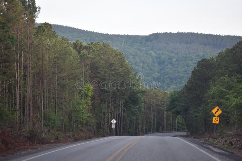 This is Hwy 259 headed South toward Beavers Bend in Oklahoma. Eastern Oklahoma and Western Arkansas has some great Country for a great getaway drive. This is Hwy 259 headed South toward Beavers Bend in Oklahoma. Eastern Oklahoma and Western Arkansas has some great Country for a great getaway drive.