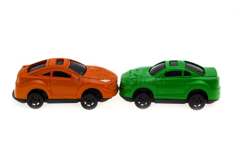Collision of two cars stock photography Collision of two cars stock photography