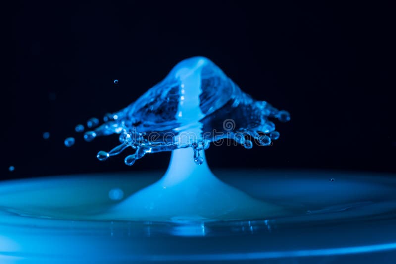 Collison of water drops royalty free stock image Collison of water drops royalty free stock image