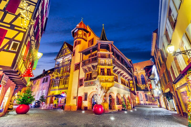 Colmar - città di Natale nell'Alsazia, Francia
