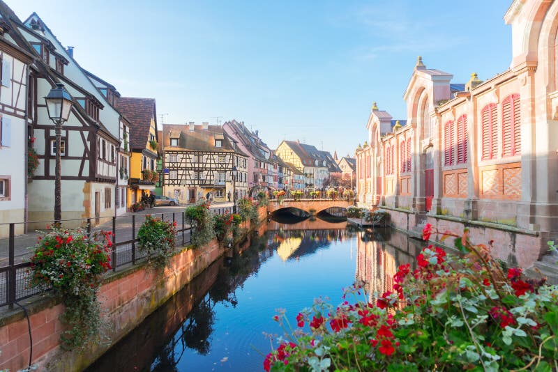 Colmar härlig stad av Alsace, Frankrike royaltyfri bild Colmar härlig stad av Alsace, Frankrike royaltyfri bild