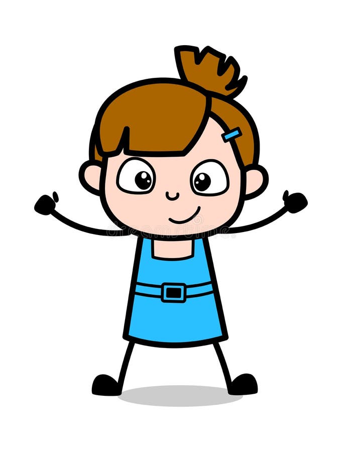 Colocaci?n Con Las Manos Abiertas - Ejemplo Lindo Del Vector Del Personaje De Dibujos Animados De La Muchacha Stock de ilustración - Ilustración de lindo, cabritos: 148428824 Colocaci?n Con Las Manos Abiertas - Ejemplo Lindo Del Vector Del Personaje De Dibujos Animados De La Muchacha Stock de ilustración - Ilustración de lindo, cabritos: 148428824