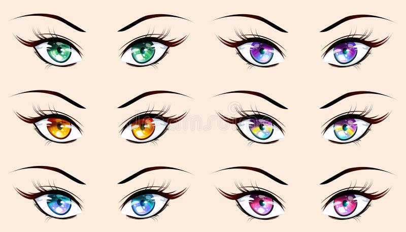 Mulher Do Estilo Anime Manga. Imagem De Perfil Com Olhos Vermelhos  Ilustração do Vetor - Ilustração de quadrinhos, avatar: 273662745