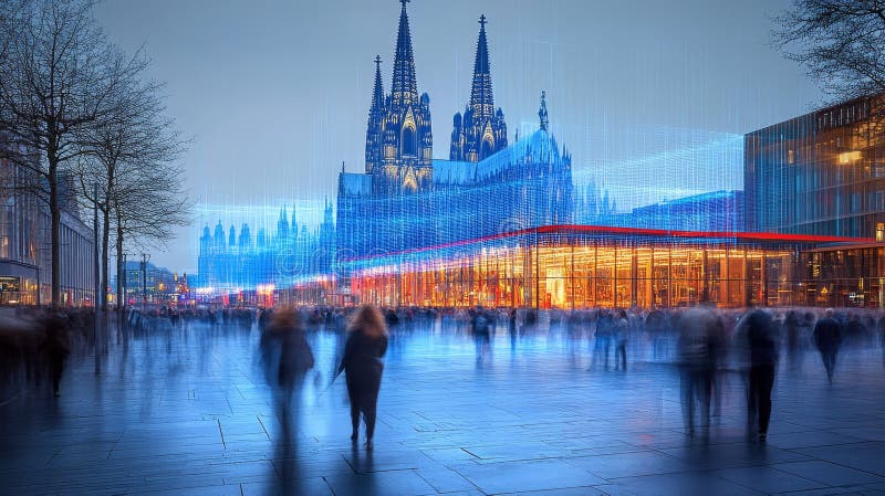 Cologne Cathedral Connected, Blue Digital Network
