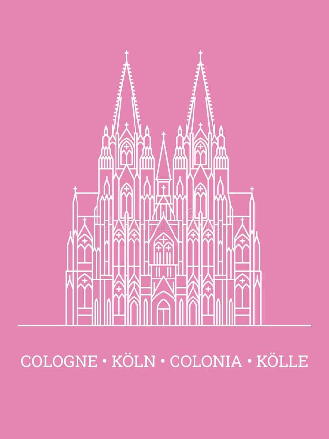 Cologne Cathedral Stock Illustrations 257 Cologne
