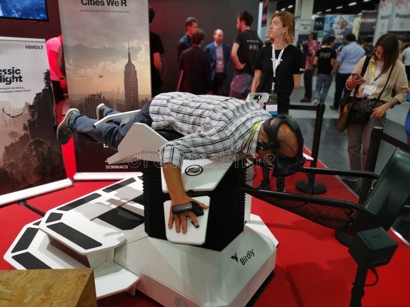 Birdly Flight Simulator stock photography Birdly Flight Simulator stock photography