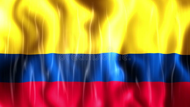 Colombia Flag Animation stock video. Video of soccer - 71623759