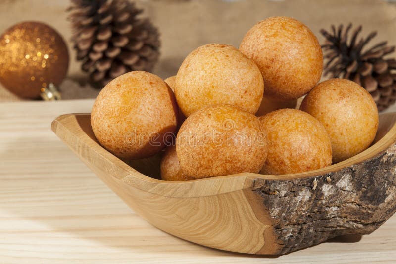 Colombian Fritters, Cheese Balls, and Corn Flour Stock Image Image of