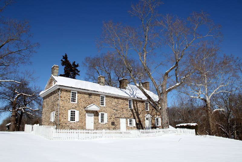 Colonial Home Washington Crossing State Park, PA Stock Image Image