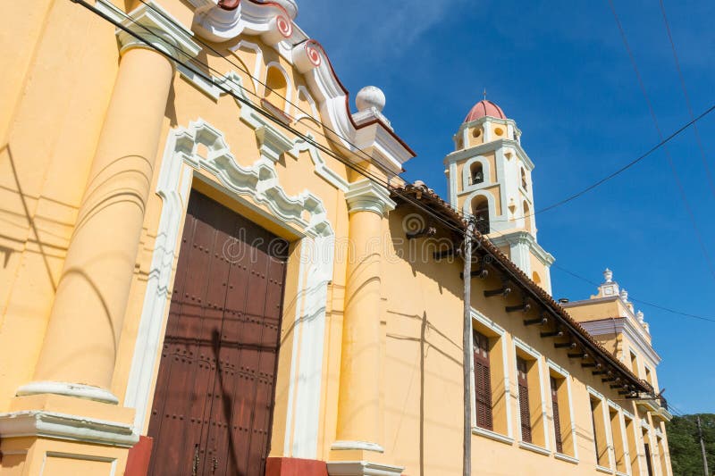 Trinidad, Cuba. UNESCO World Heritage Site. Tower of Museo Nacional de la Lucha Contra Bandidos royalty free stock images Trinidad, Cuba. UNESCO World Heritage Site. Tower of Museo Nacional de la Lucha Contra Bandidos royalty free stock images