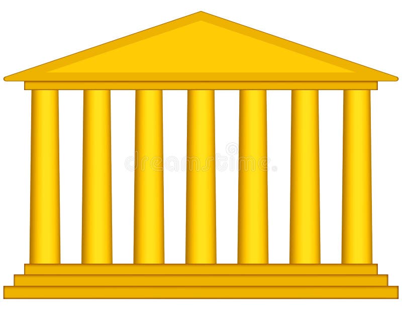 Colonnade vector illustration