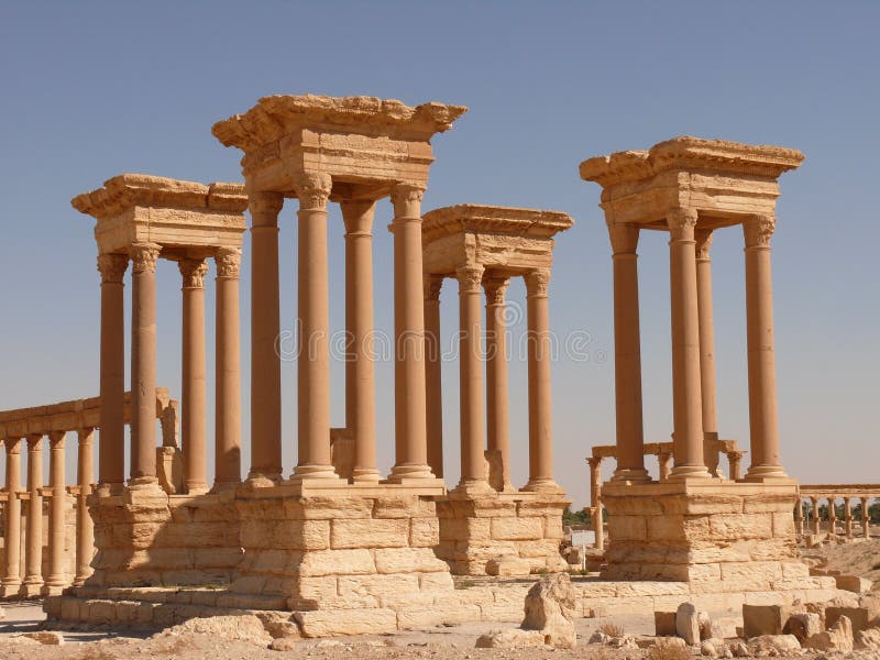Colonne antiche, Palmyra Siria