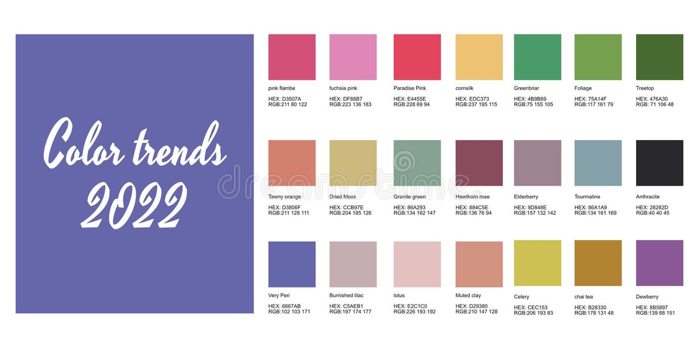 Fall 2022 Colors Stock Illustrations 52 Fall 2022 Colors Stock